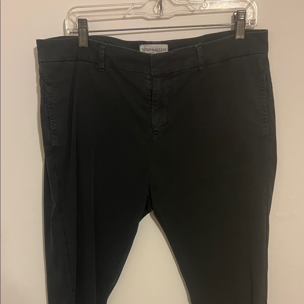 Nili Lotan charcoal Cropped Pants